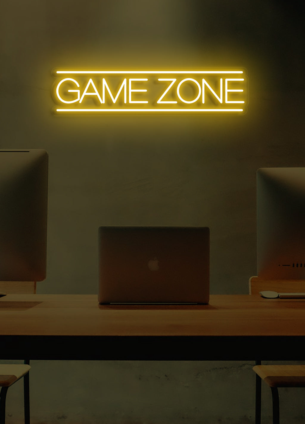 Spielzone - LED Neonschirm