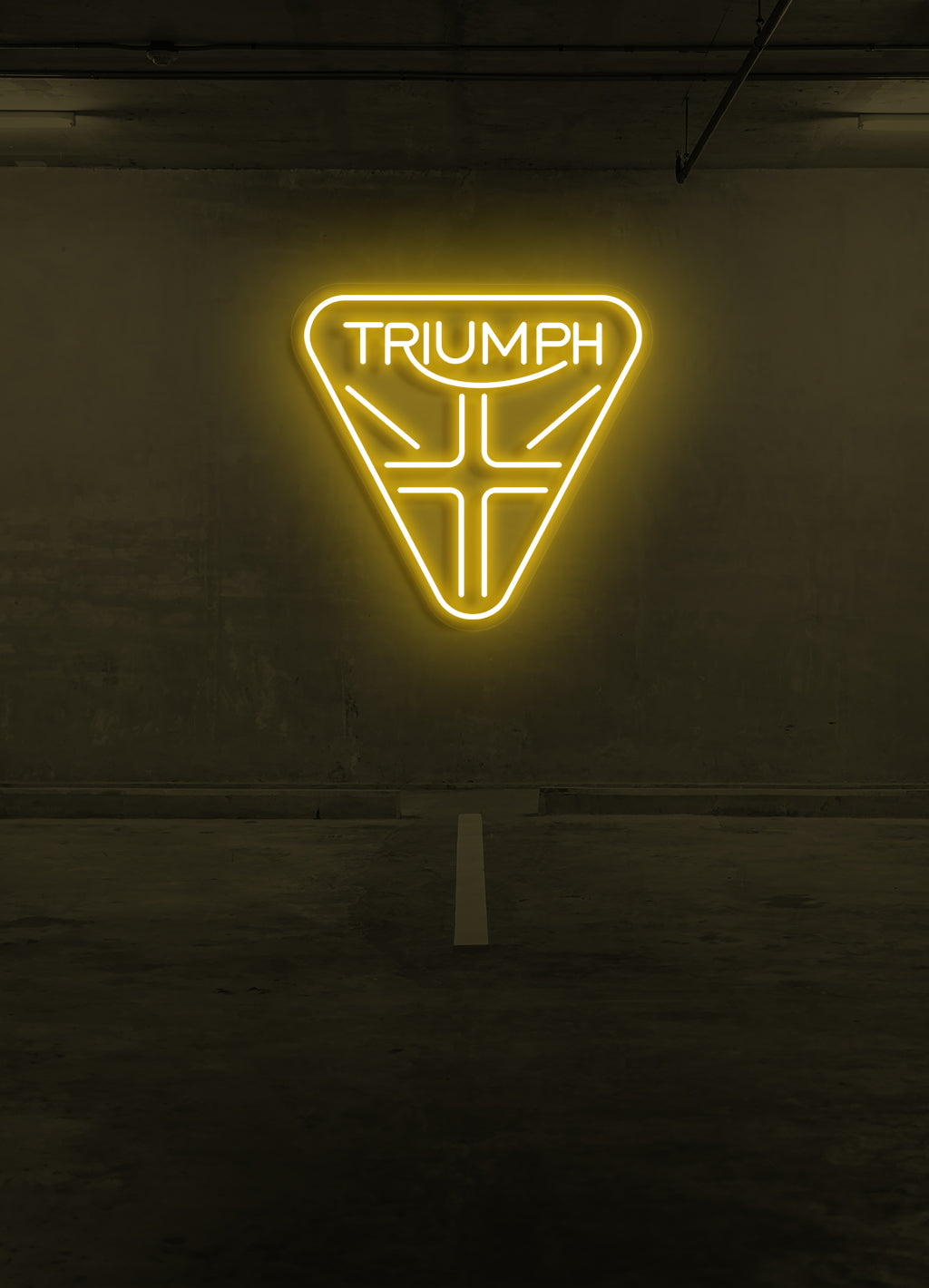 Triumph - LED Neon-Schirm