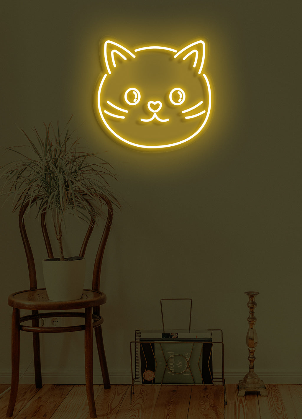 Katze - LED Neonrock