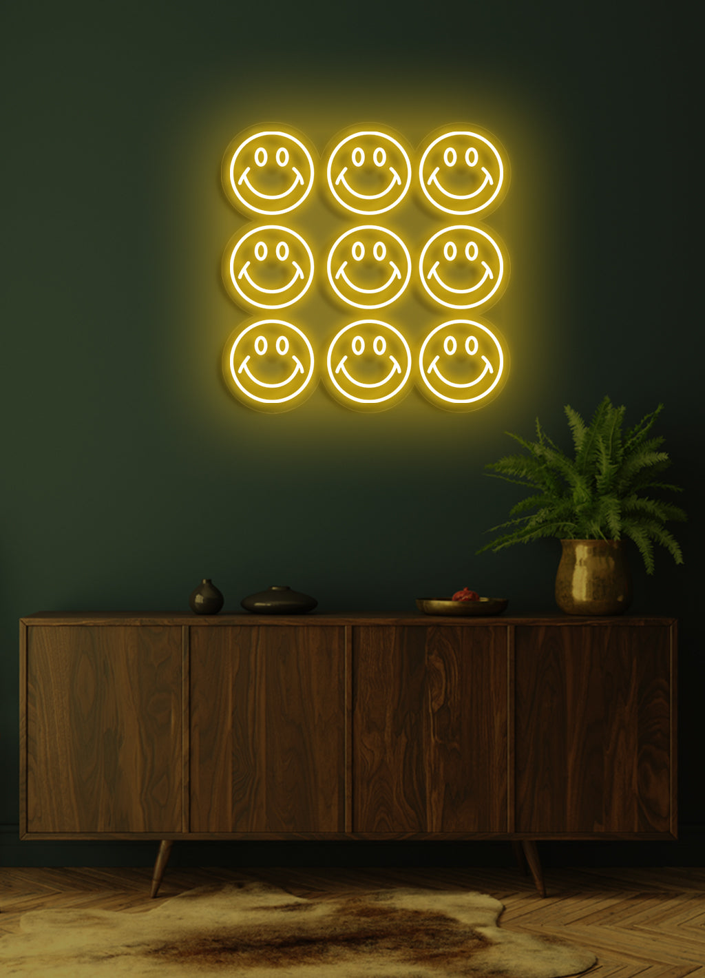 Smiley wall - LED Neon skilt