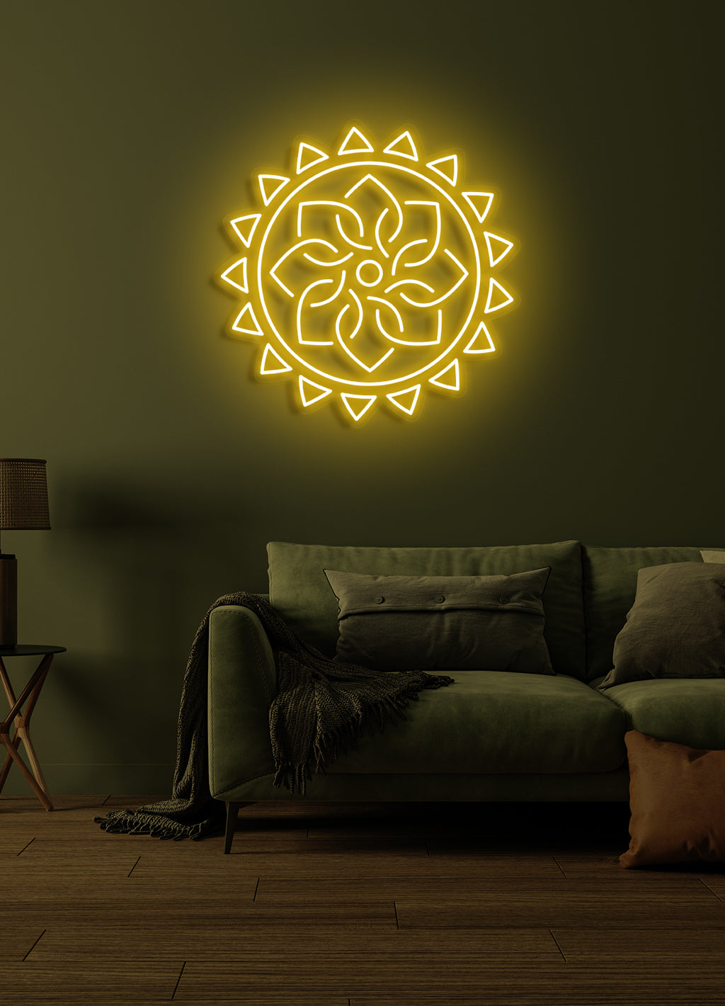 Yoga Blume - LED Neon Rock