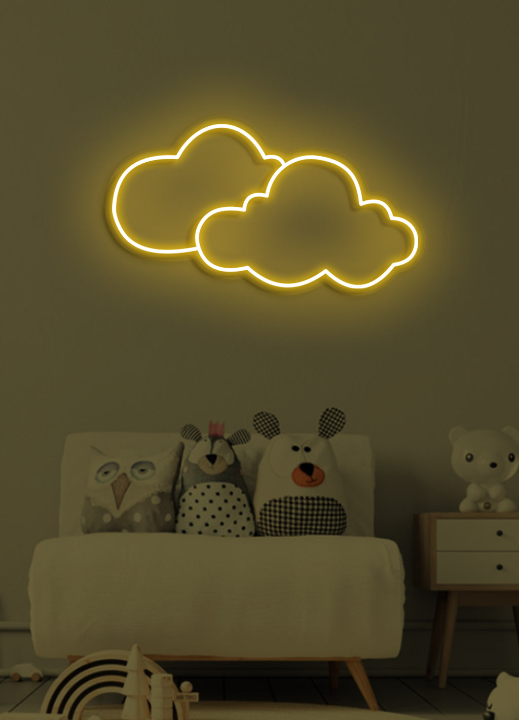 Wolken - LED Neon Decke
