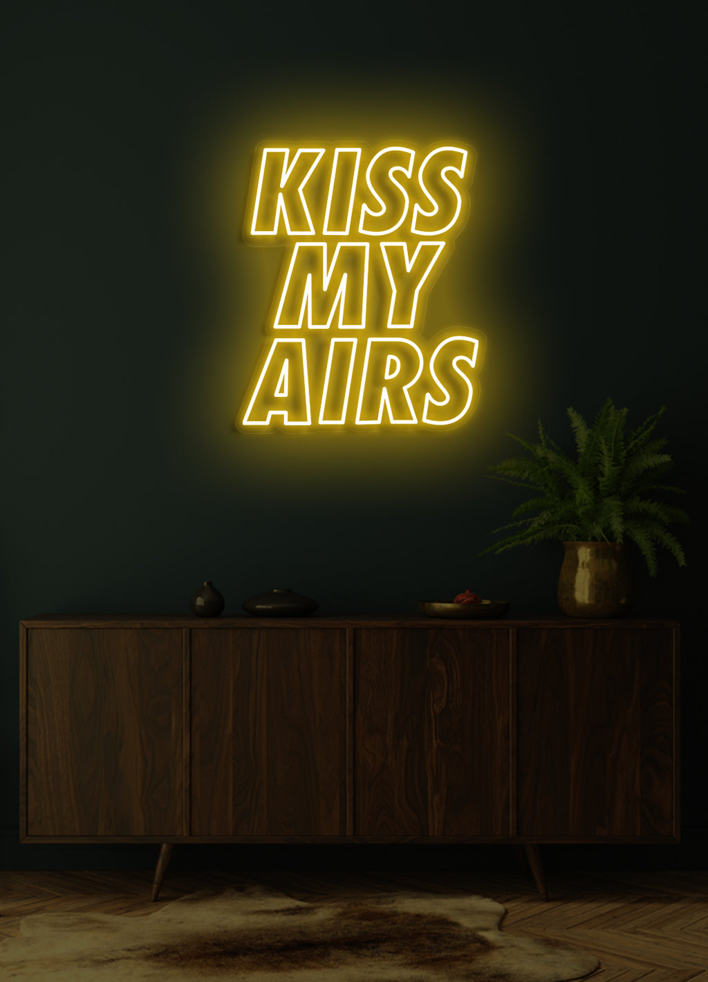 Kiss My Airs - LED Neon-Schirm
