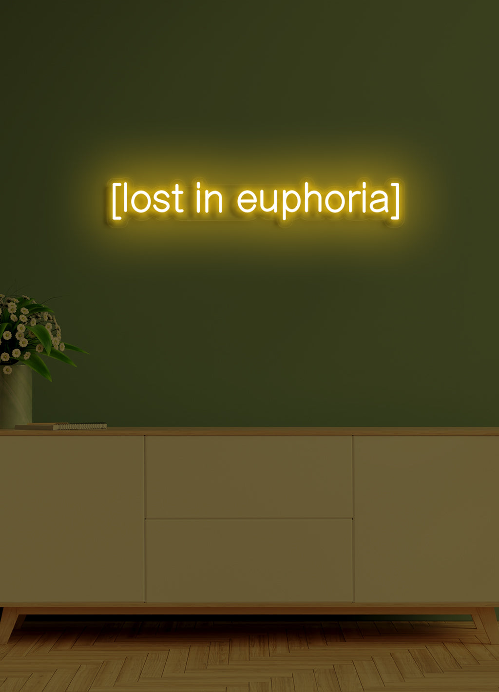 Verloren in Euphorie - LED Neonschild
