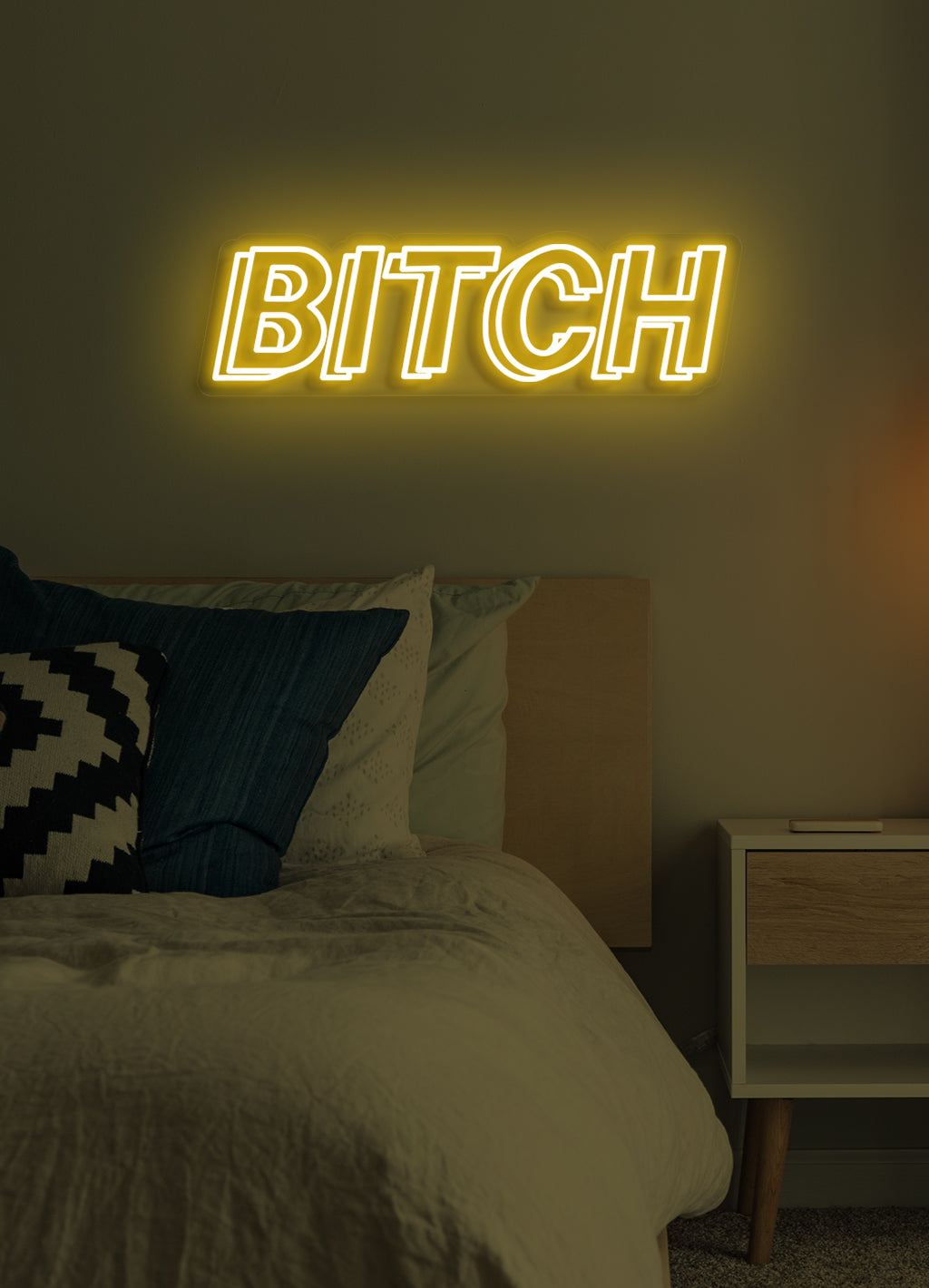 Bitch - LED Neon skilt