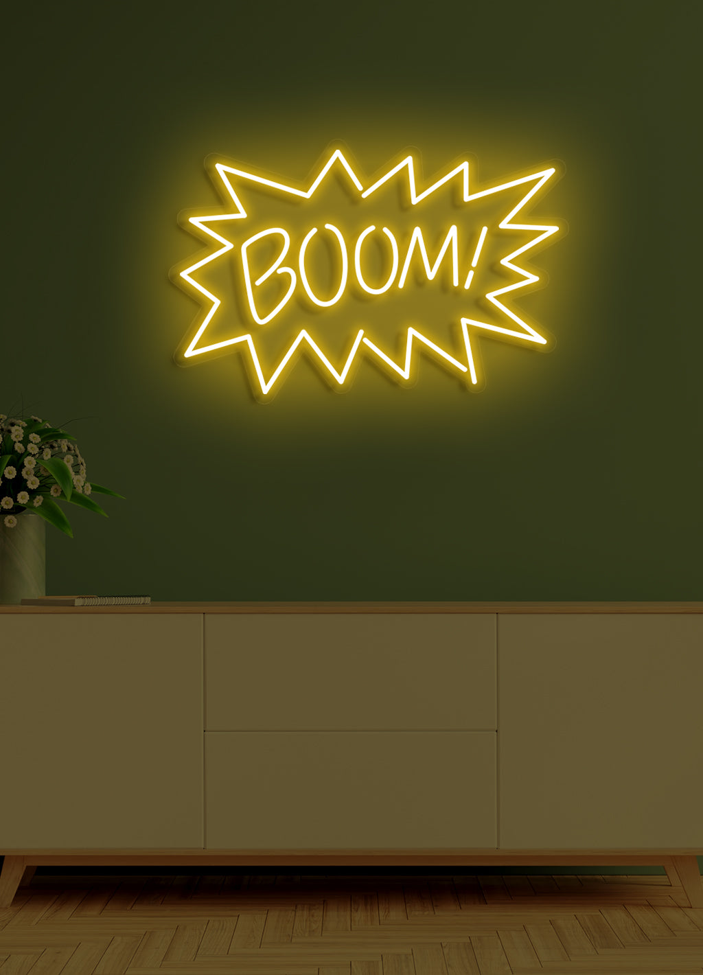 Boom - LED Neon-Schirm