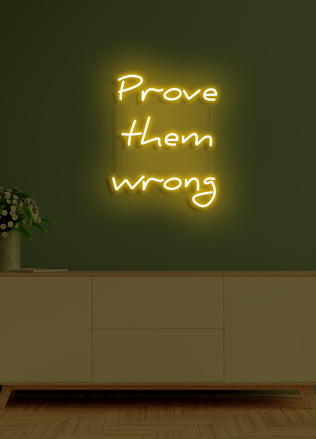 Beweisen Sie ihnen das Gegenteil - LED Neon Skilt
