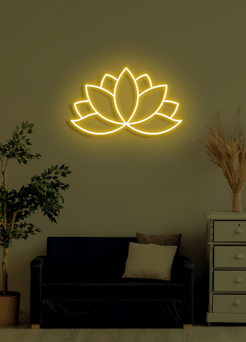 Lotus - LED Neon-Schirm