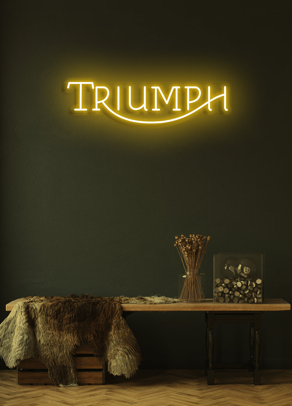 Triumph - LED Neon-Schirm