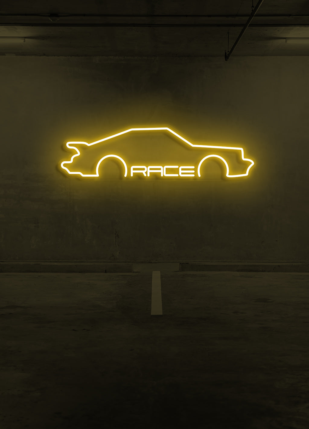 Race - LED Neon-Schirm