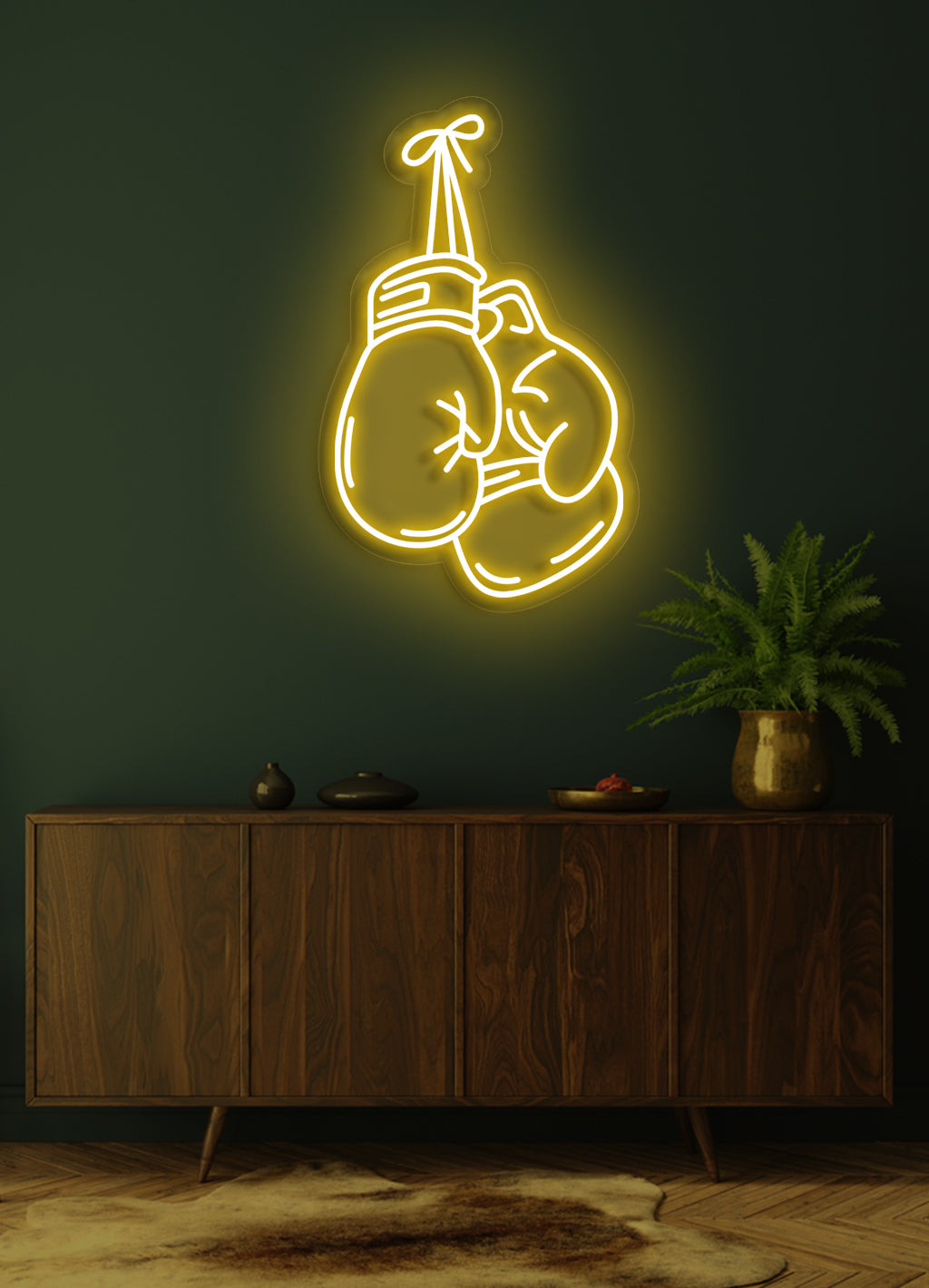Boxhandschuhe - LED Neon Rock