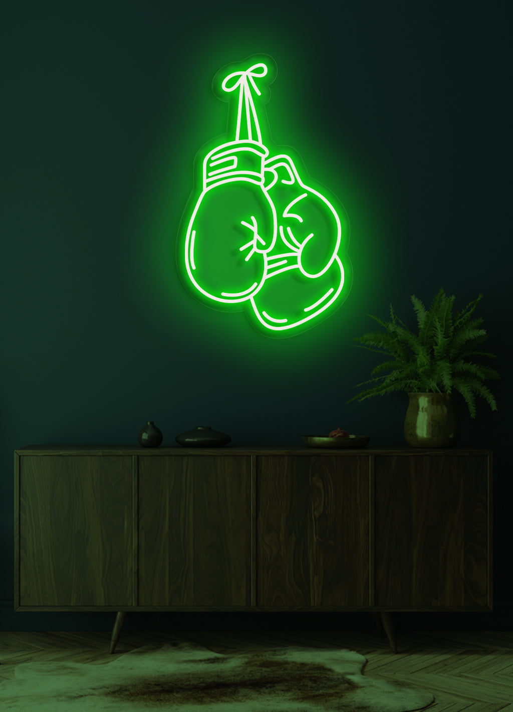 Boxhandschuhe - LED Neon Rock