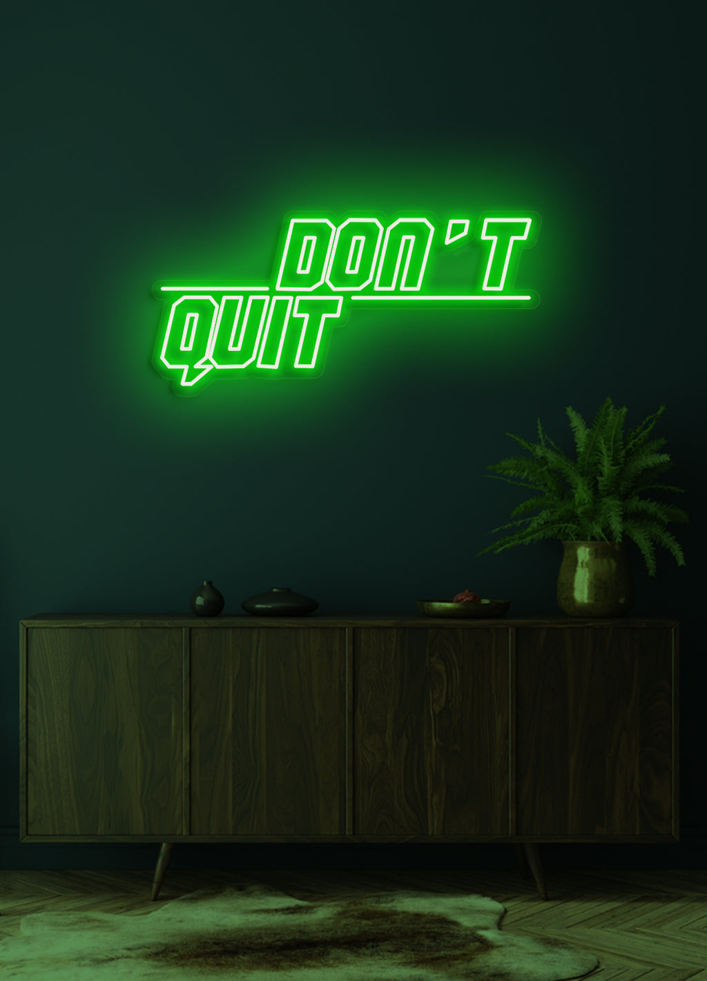 Gib nicht auf - LED Neonschild