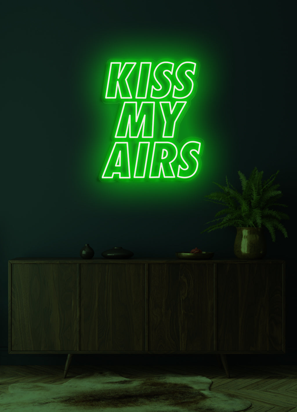Kiss My Airs - LED Neon skilt