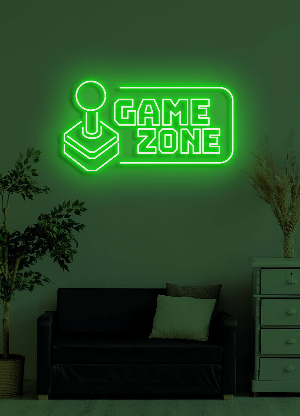 Spielzone - LED Neonschirm