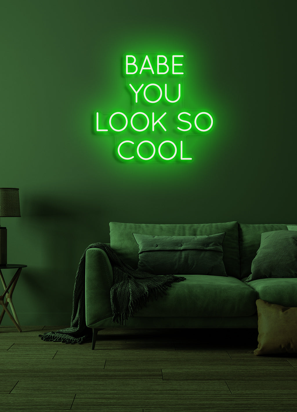 Babe you look so cool - LED Neon skilt