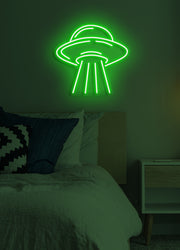 Space ship - LED Neon skilt
