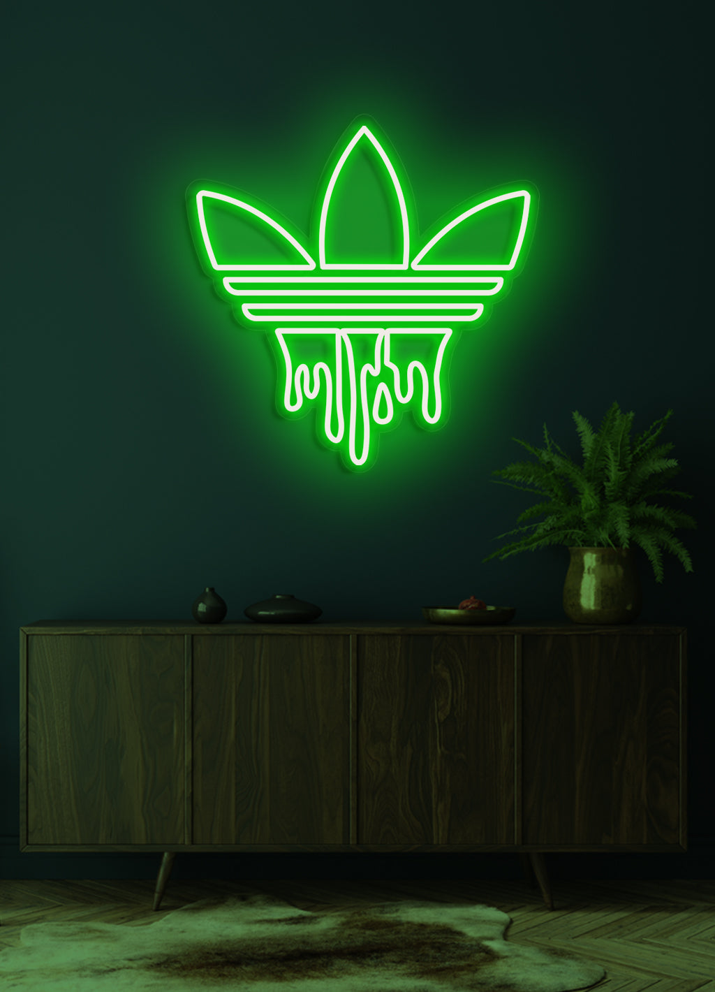 Schmelzen - LED Neondecke