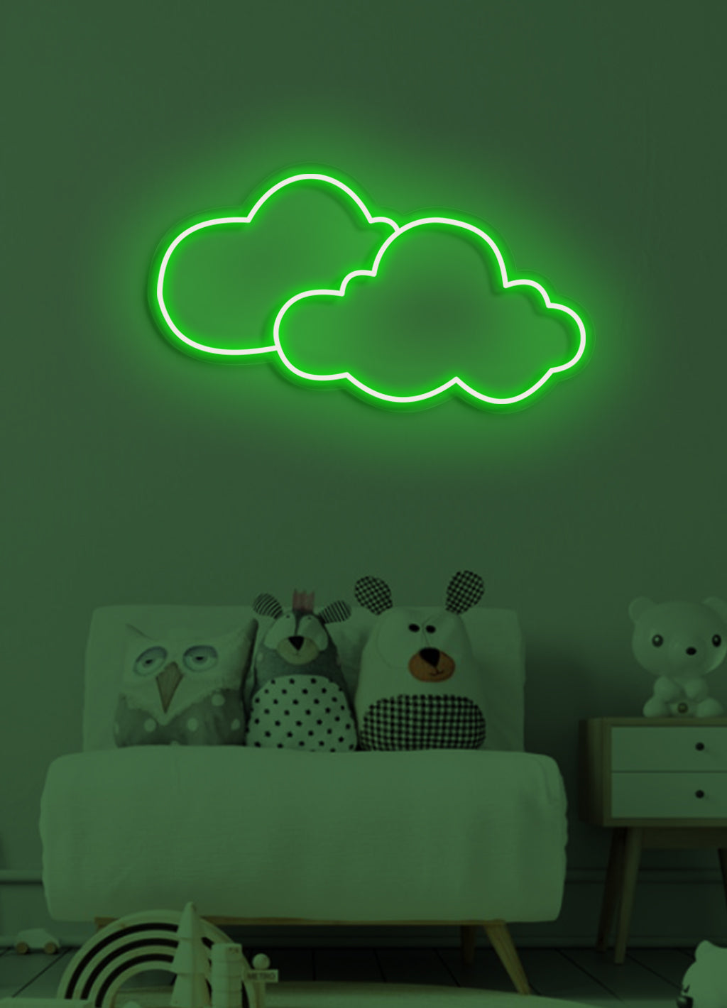 Wolken - LED Neon Decke