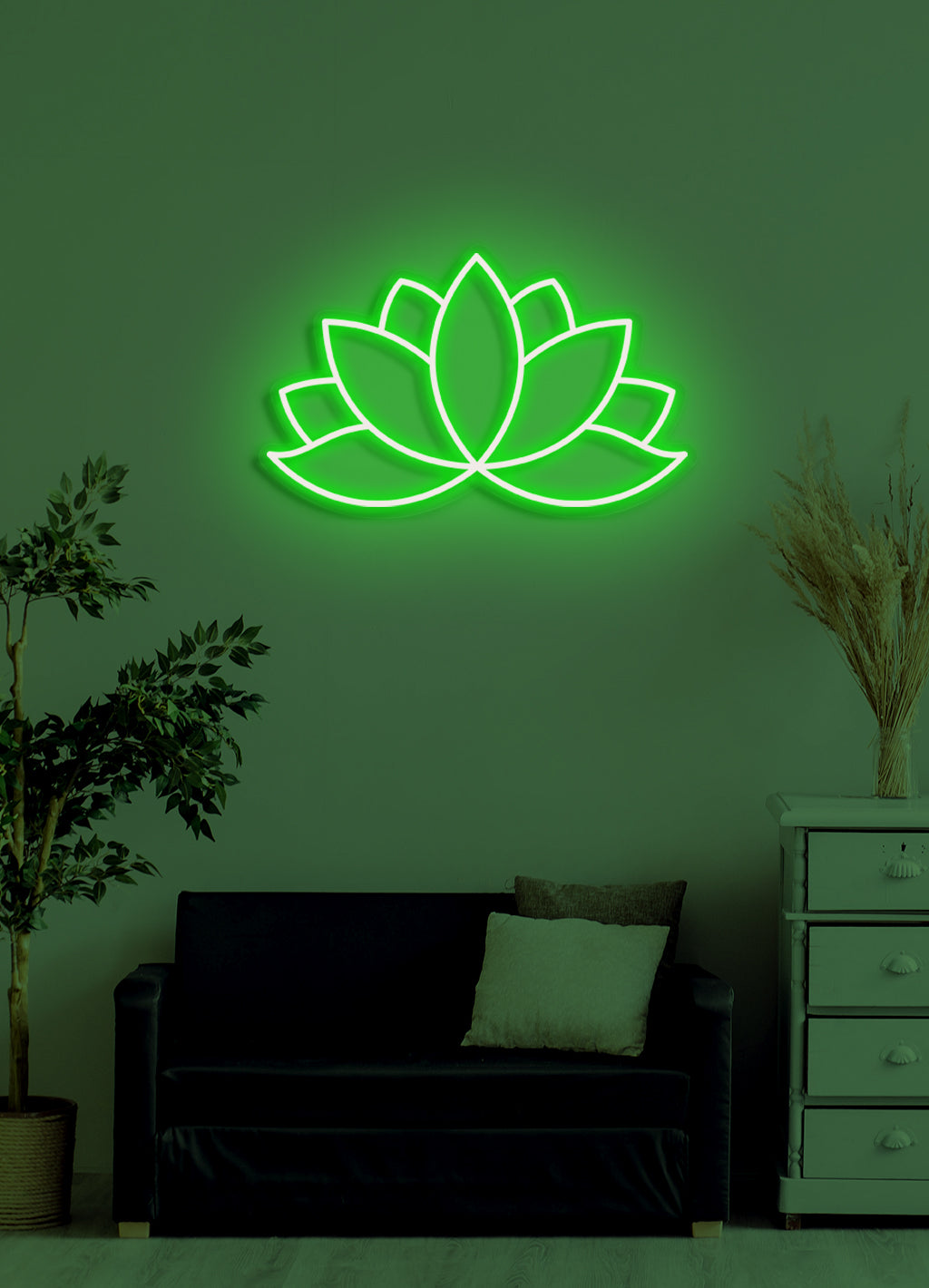 Lotus - LED Neon-Schirm