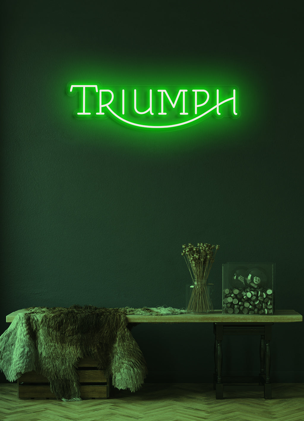 Triumph - LED Neon-Schirm