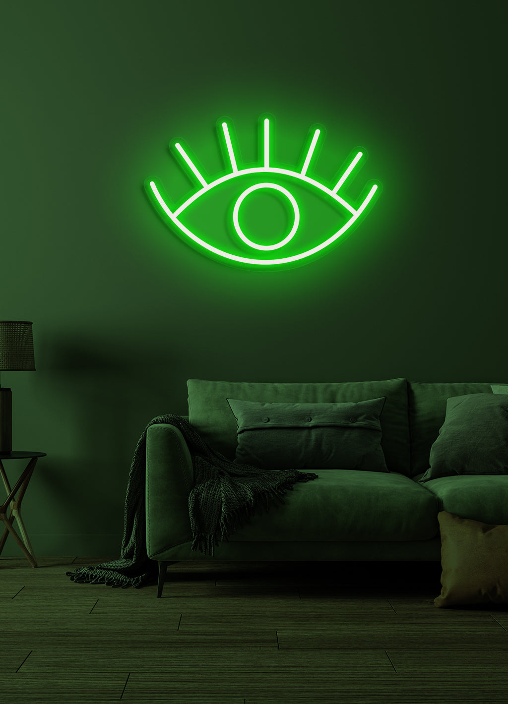 Eye - LED Neon-Schirm