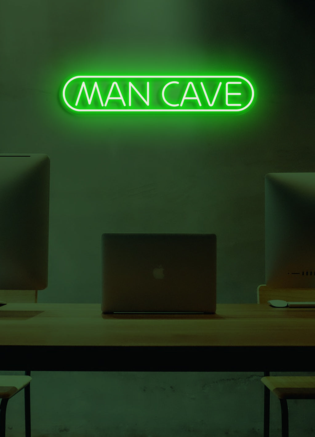 Männerhöhle - LED Neonschirm