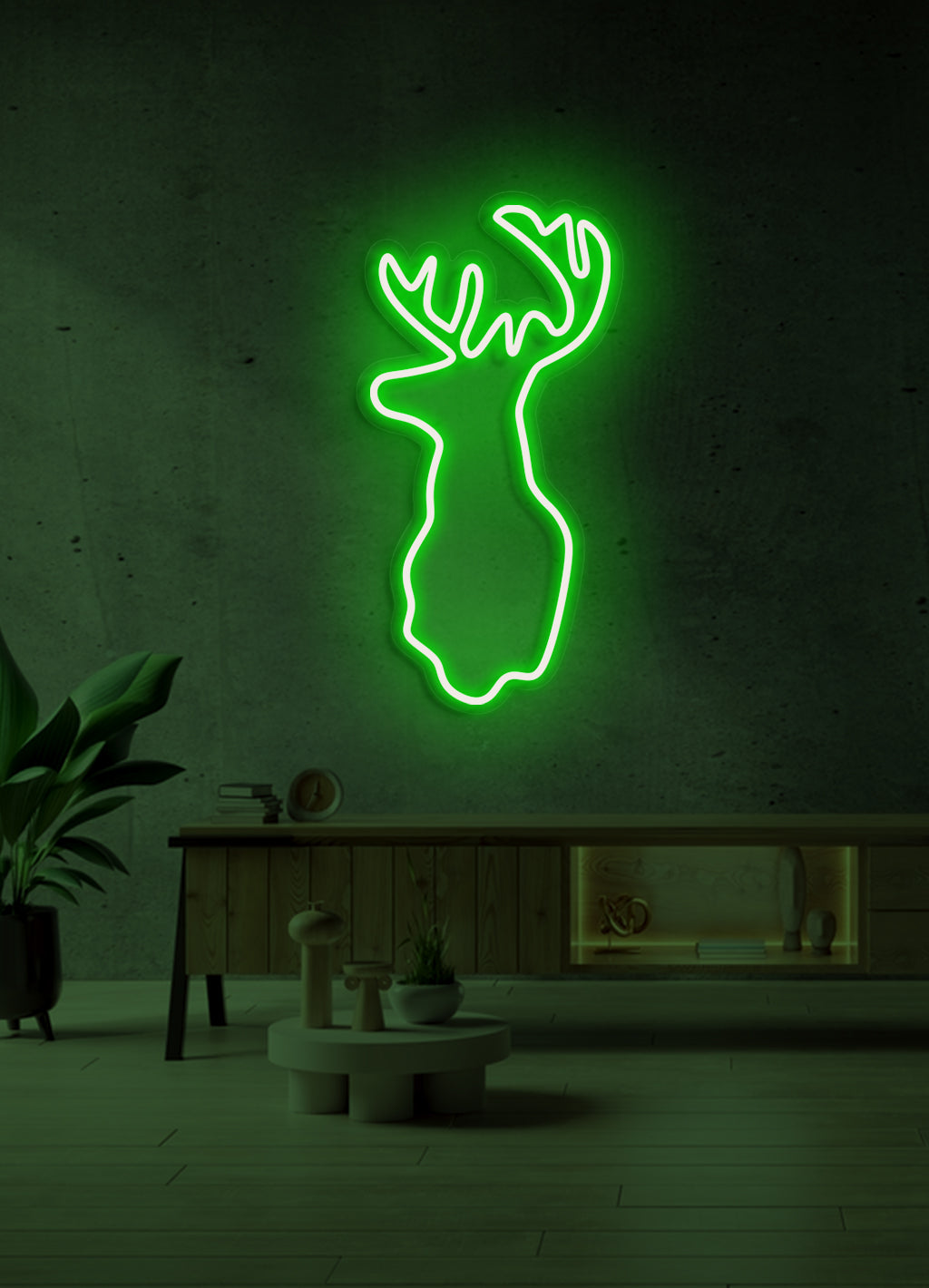 Hirsch - LED Neonschild