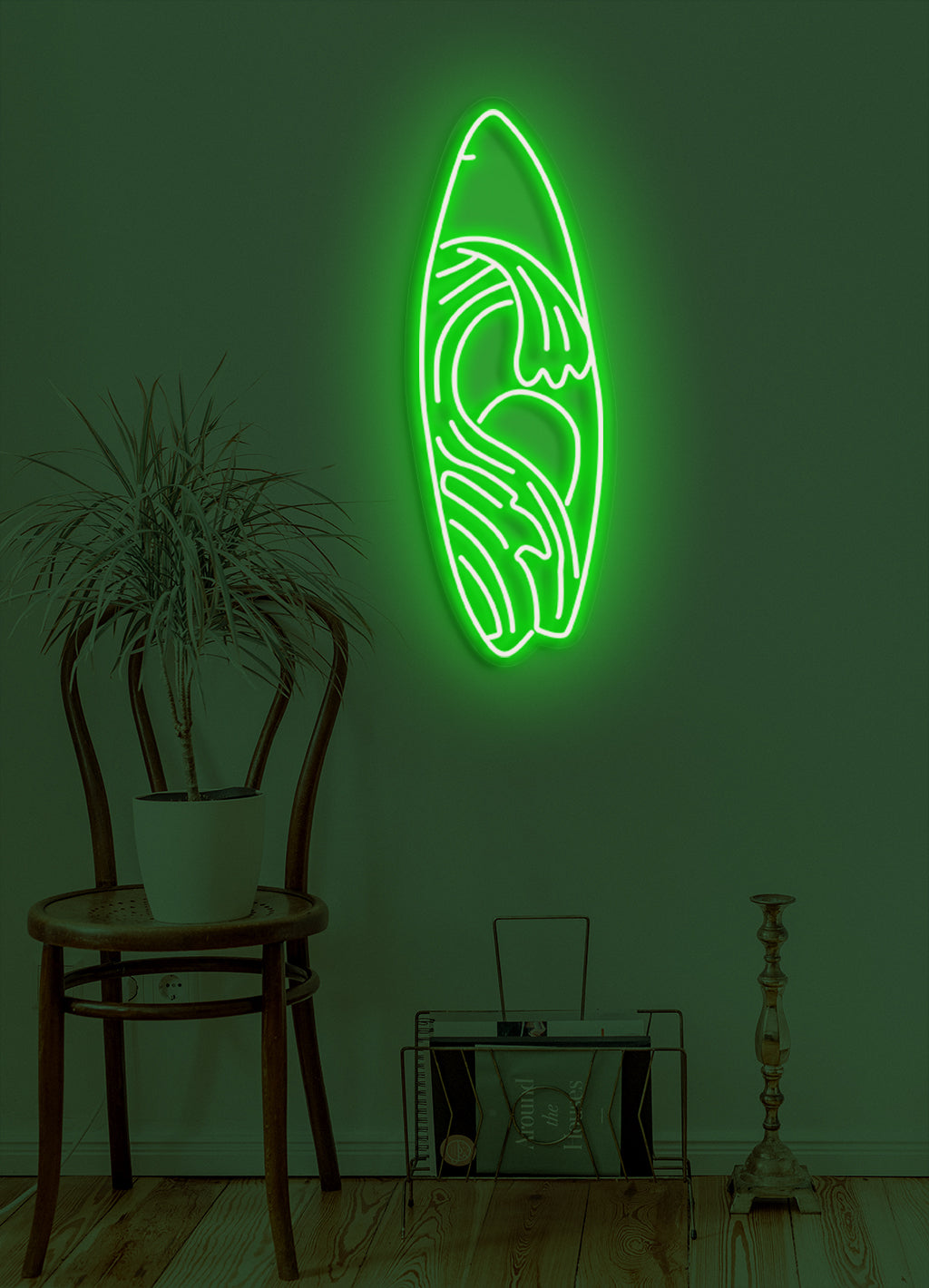 Surfbrett - LED Neonschild