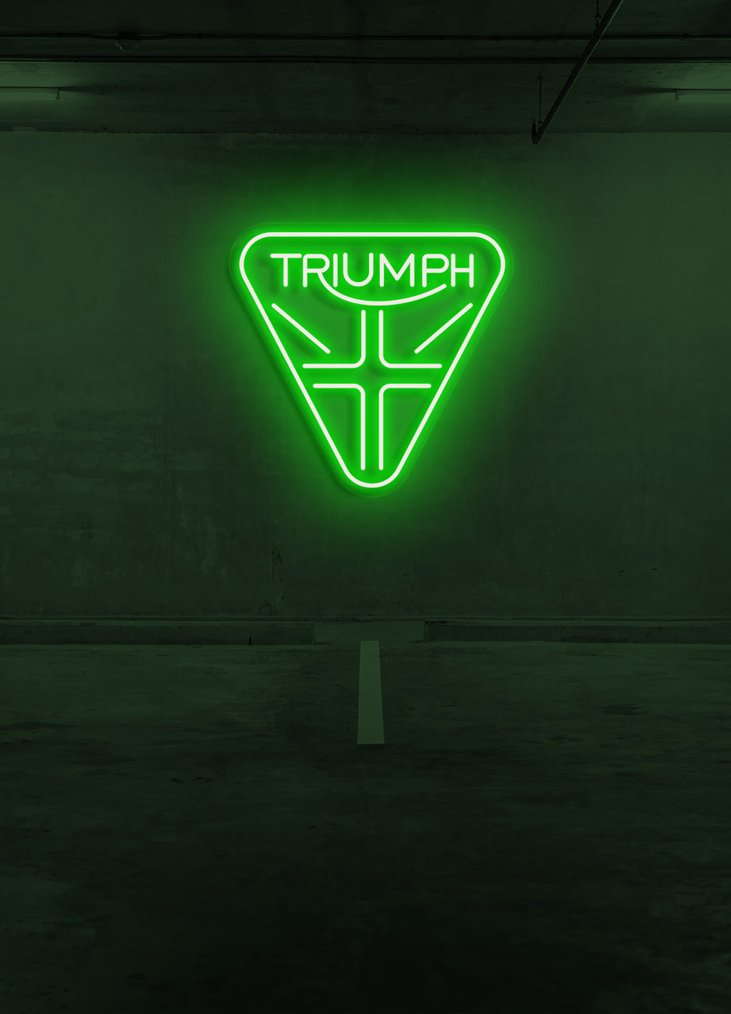 Triumph - LED Neon-Schirm