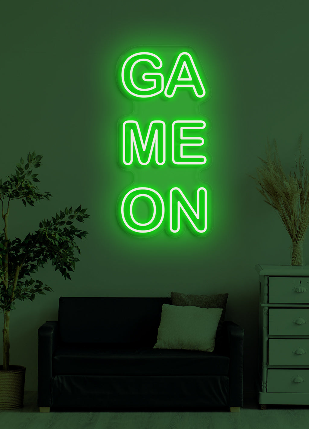 Game on - LED Neon-Schirm
