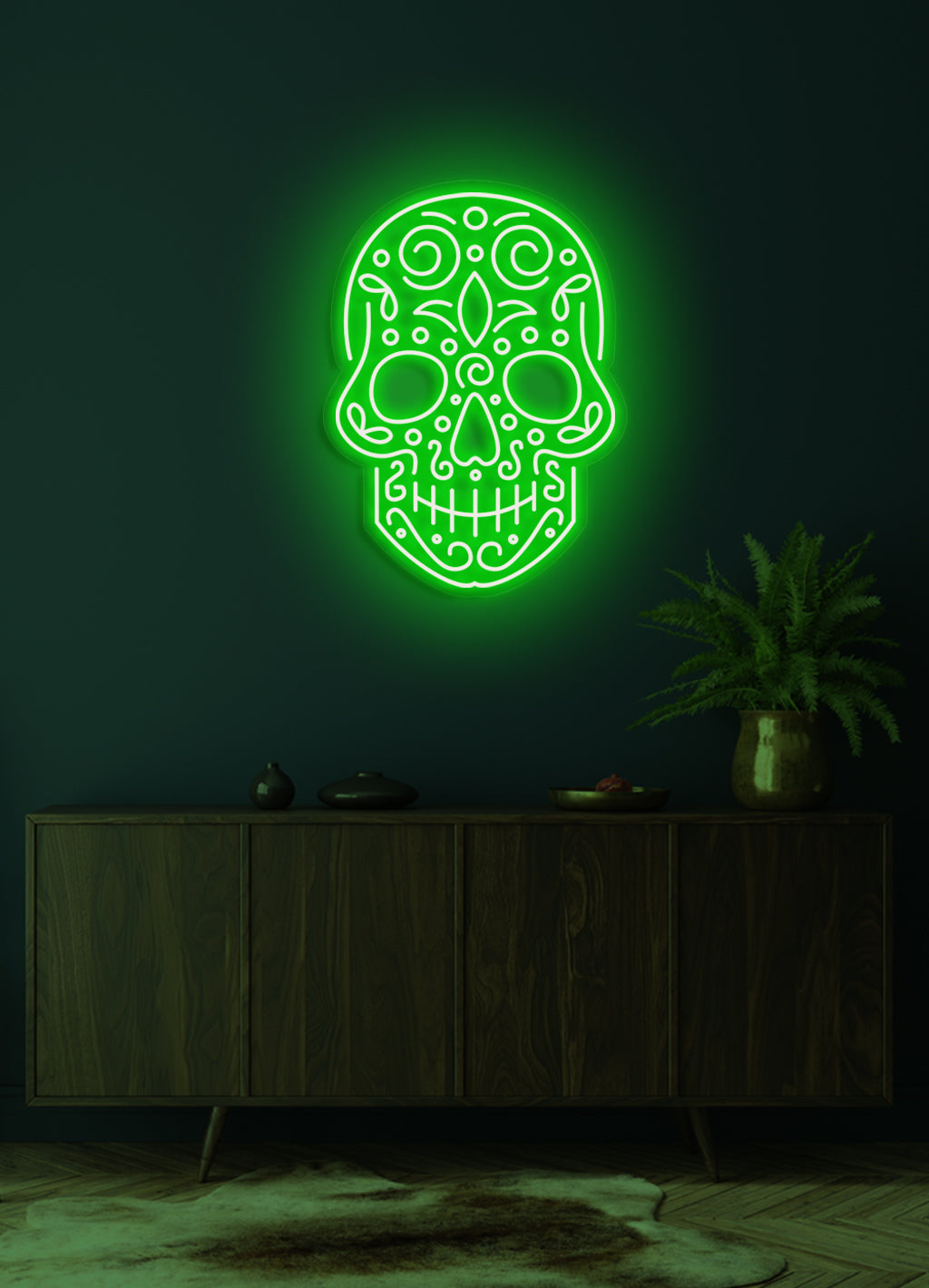 Totenkopf - LED Neonrock