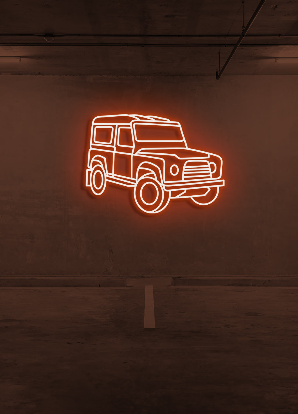 Offroad car - LED Neon skilt