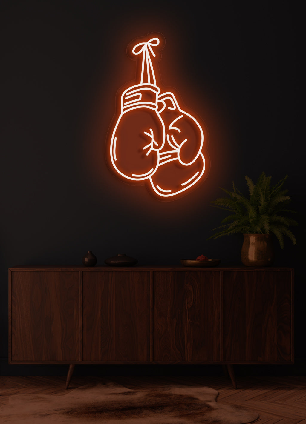 Boxhandschuhe - LED Neon Rock