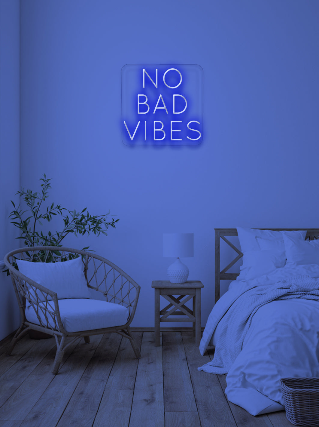 No bad vibes - LED Neon skilt