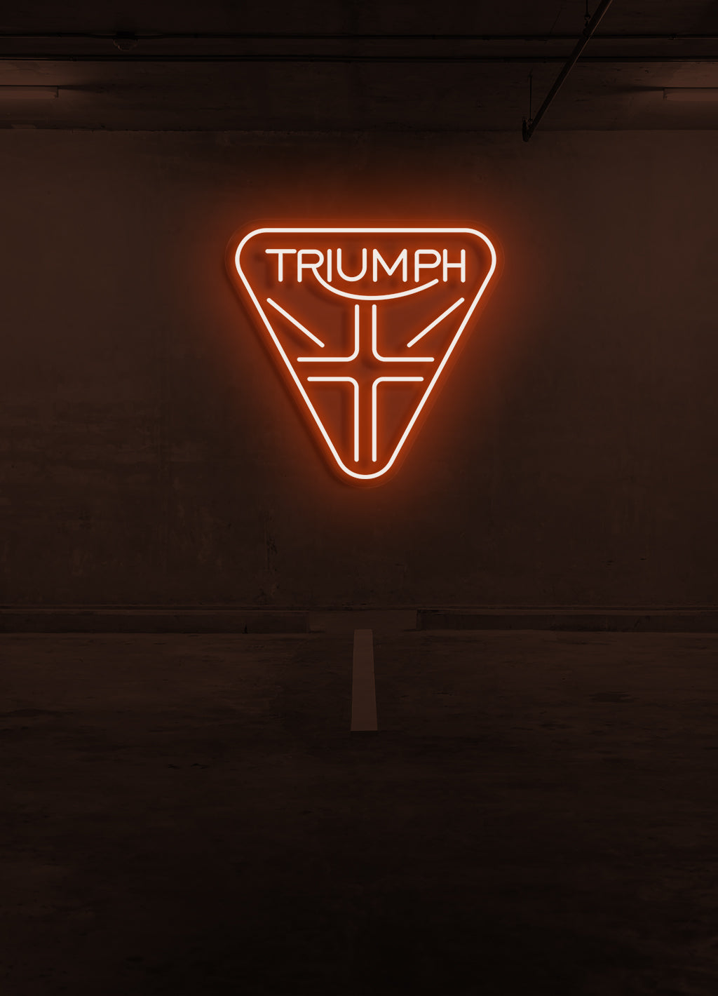 Triumph - LED Neon-Schirm