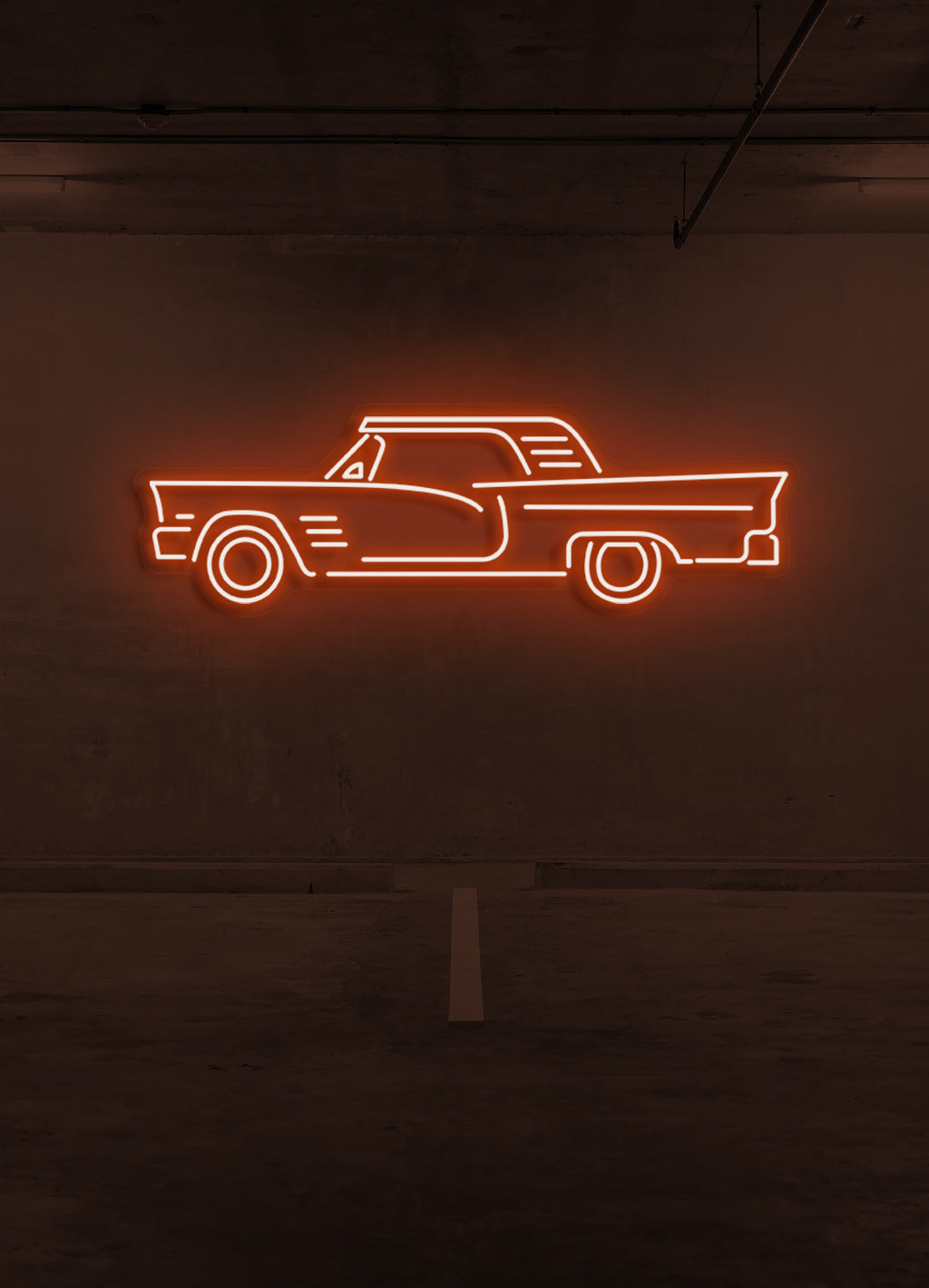 Retro Auto - LED Neonbeleuchtung