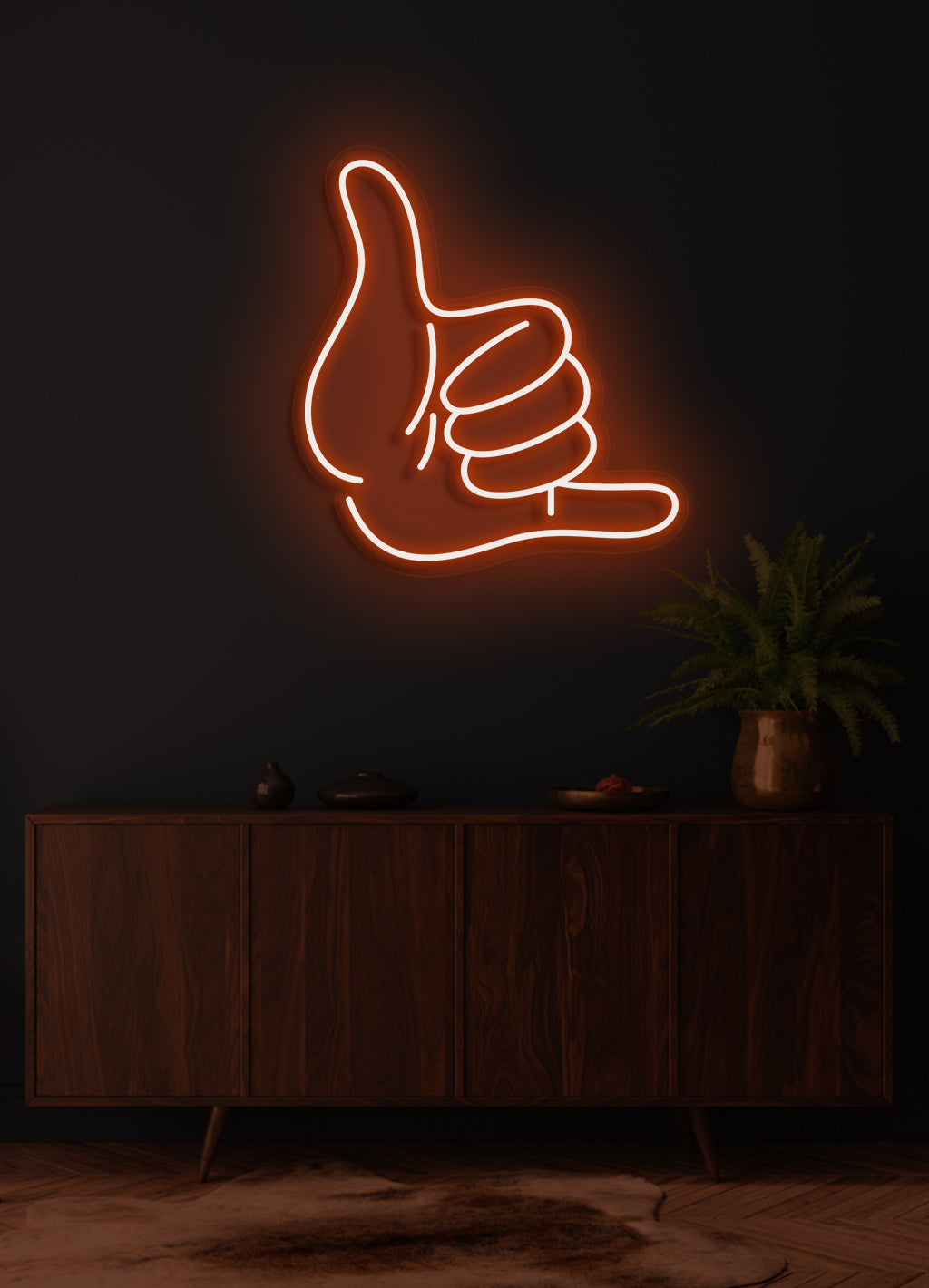 Hang Loose - LED Neonrock