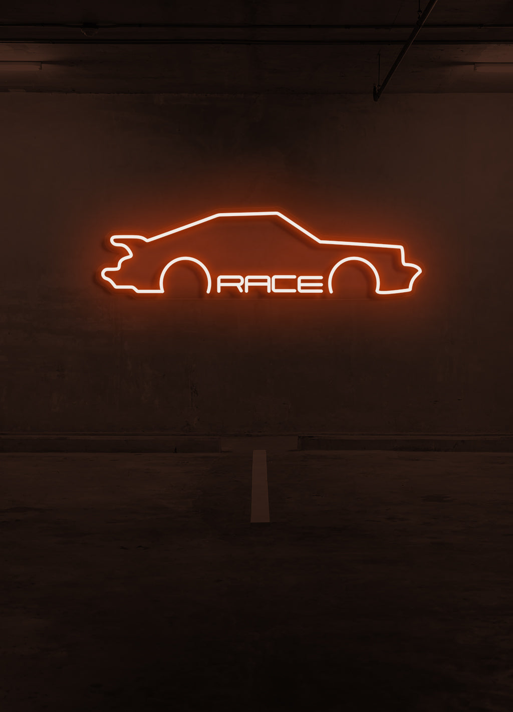 Race - LED Neon-Schirm