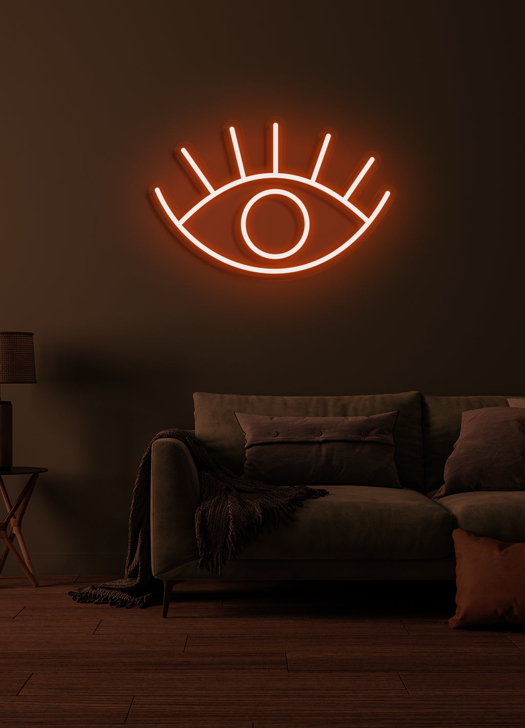 Eye - LED Neon-Schirm