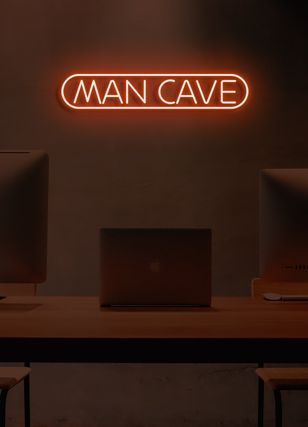 Männerhöhle - LED Neonschirm