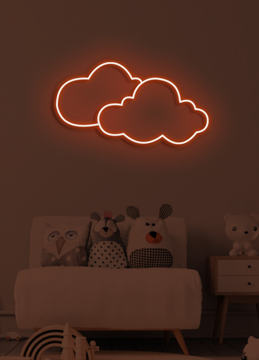 Wolken - LED Neon Decke