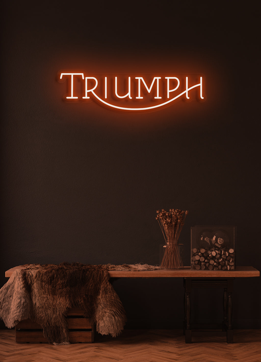 Triumph - LED Neon-Schirm