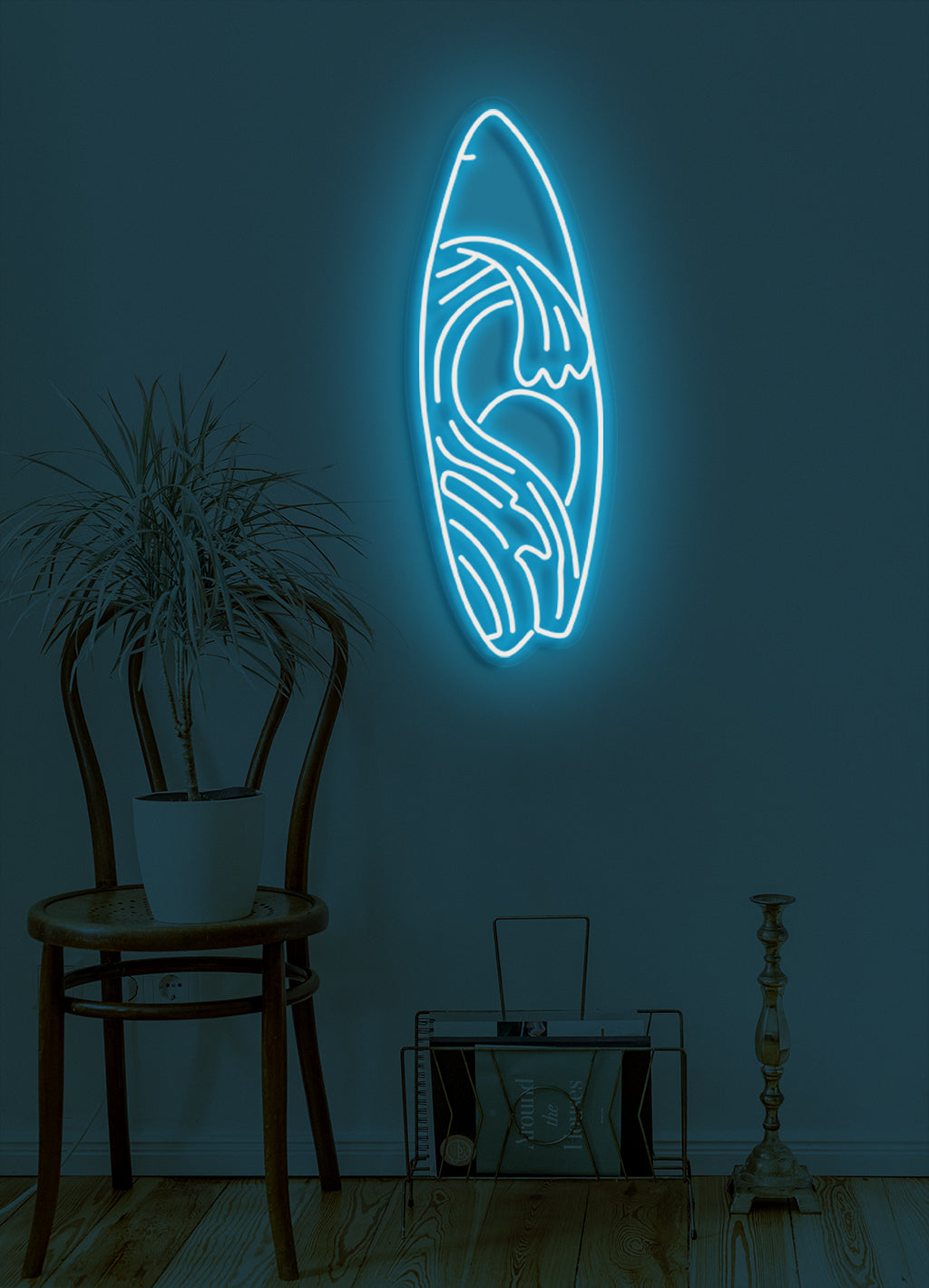Surfbrett - LED Neonschild
