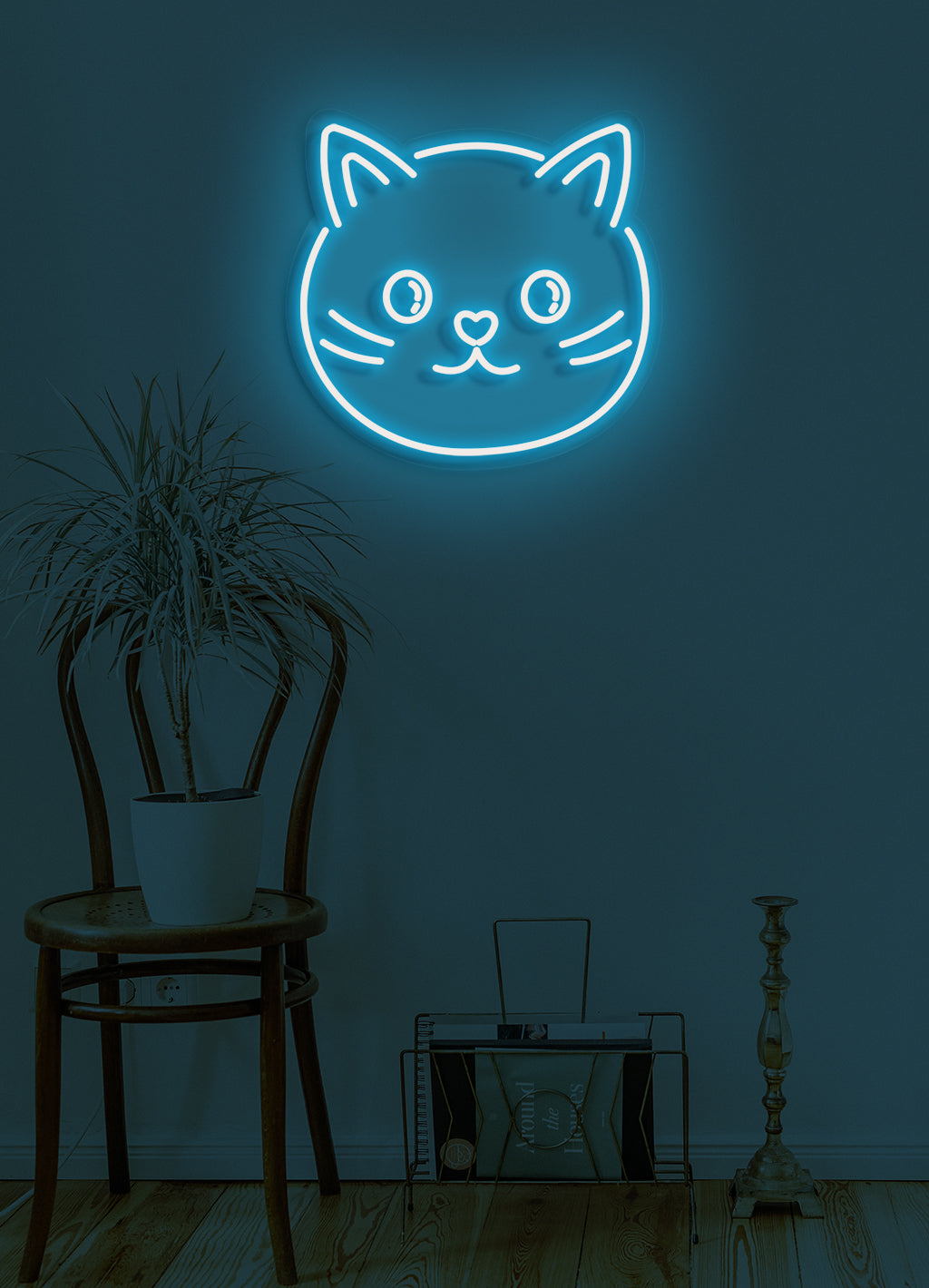 Katze - LED Neonrock
