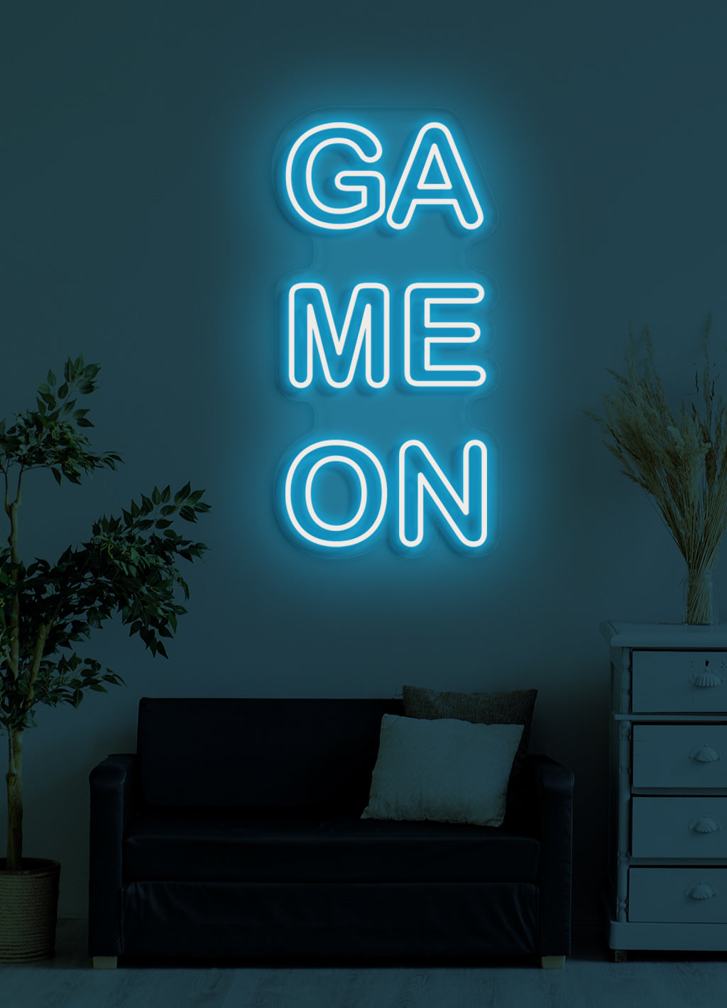 Game on - LED Neon-Schirm