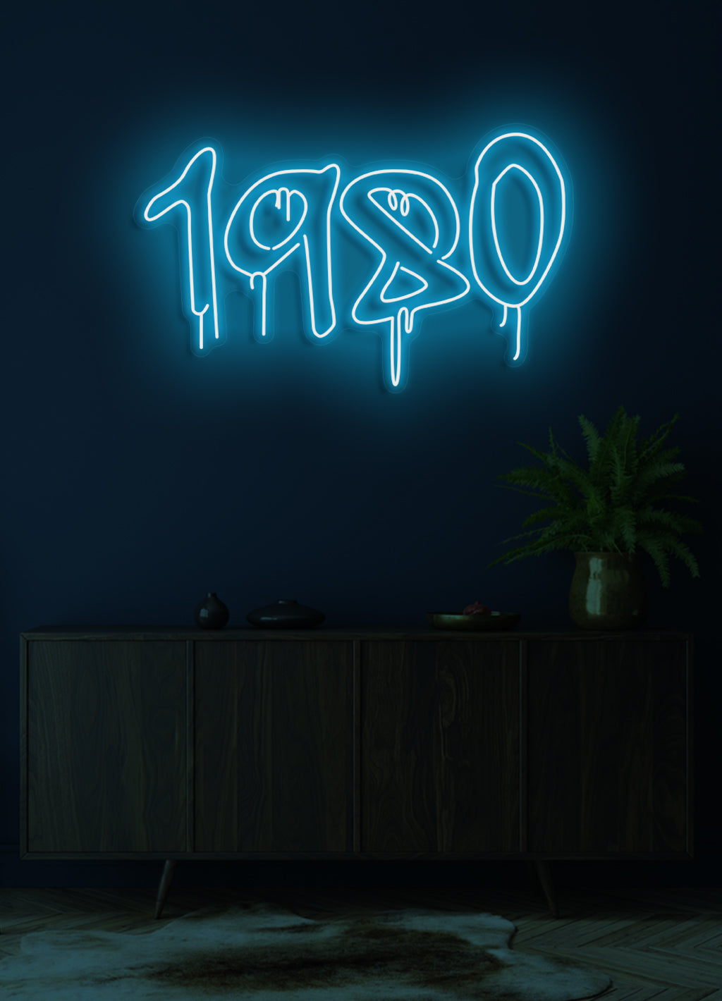 1980 - LED Neon-Schirm