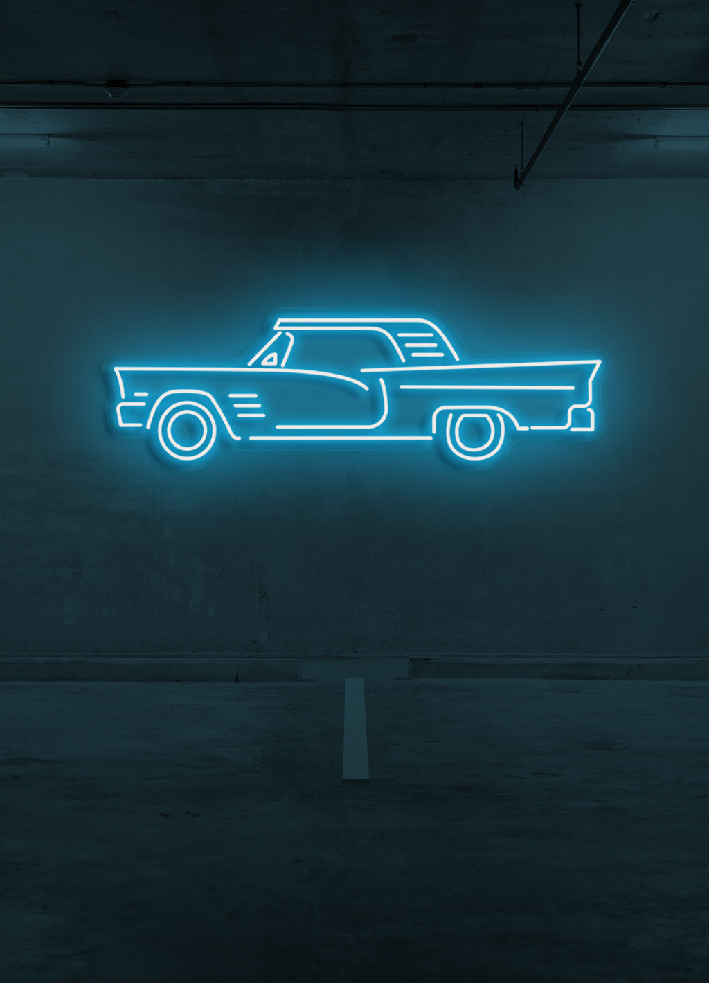 Retro Auto - LED Neonbeleuchtung