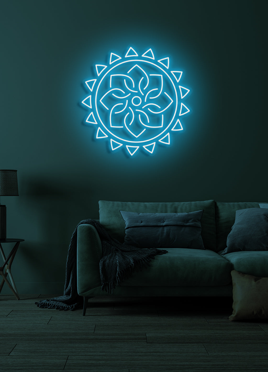 Yoga flower - LED Neon skilt