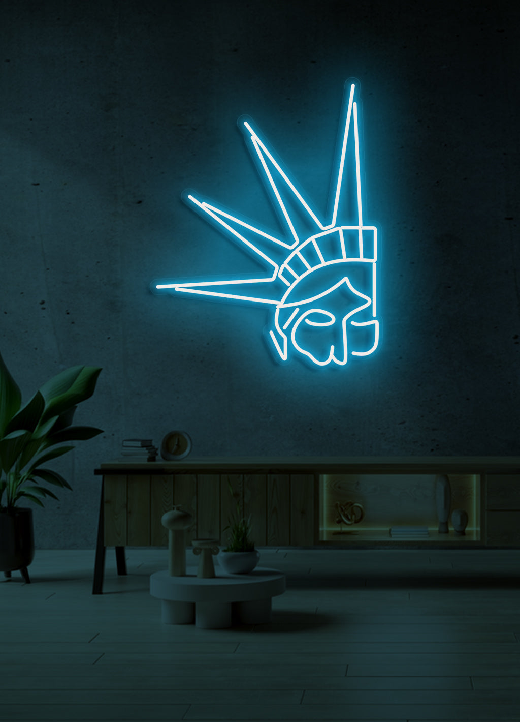 Crown - LED Neon-Schirm
